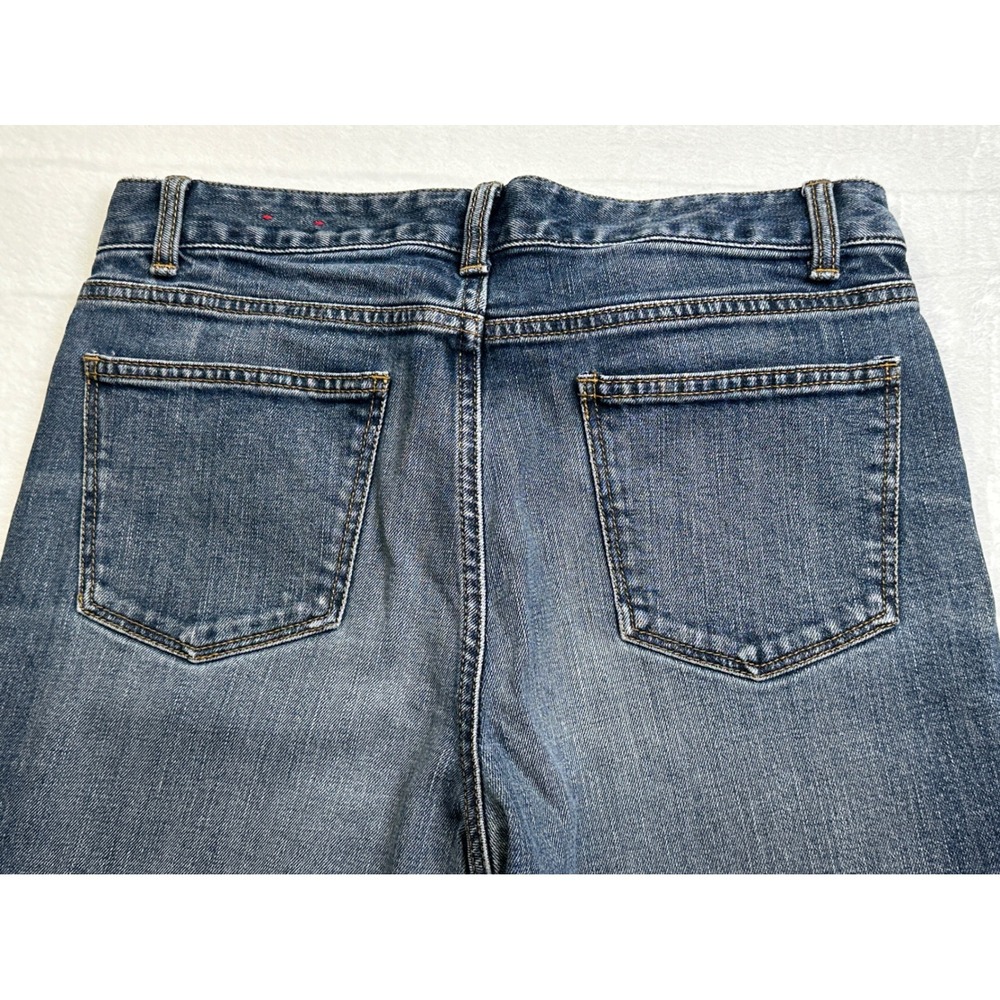 Talbots Heritage Jeans Women 10P Blue Straight Leg Petite Medium Wash Stretch - Picture 5 of 10